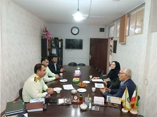 برگزاری جلسه هماهنگی و تبادل نظر بین مدیر توسعه و ارزیابی تحقیقات و رییس دفتر تحقیقات کاربردی انتظامی استان کرمانشاه