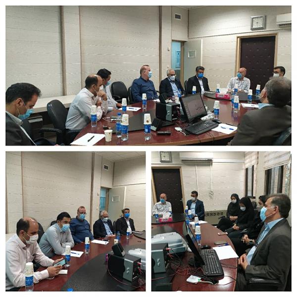 جلسه ارزیابی و بررسی پروژه مرکز جامع سلول های بنیادی و پزشکی بازسختی دانشگاه علوم پزشکی کرمانشاه